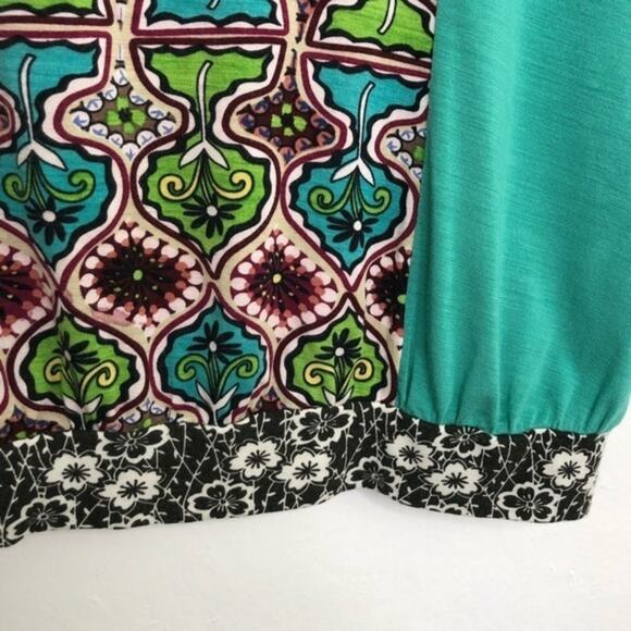 Anthropologie ETT twa Silk Road Mixed Floral Top Size Small - Picture 5 of 8